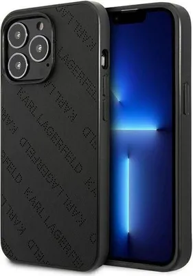 Produktbild von Karl Lagerfeld KLHCP13LPTLK iPhone 13 Pro / 13 6,1" hardcase schwarz Perforated Allover Schutzhülle
