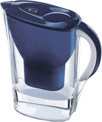 Produktbild von Brita Marella, Pitcher-Wasserfilter, 2,4 l, Blau, Transparent
