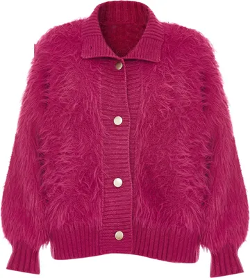 Produktbild von POOMI damen strickjacke - dunklerosa, M
