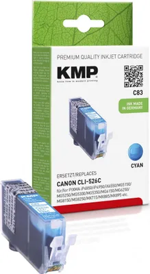 Image de KMP C83 - 9 ml - cyan - compatible