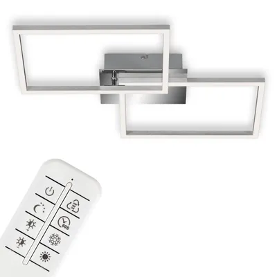 Produktbild von BRILONER - LED Deckenlampe mit Fernbedienung, dimmbar, einstellbar von warmweiß