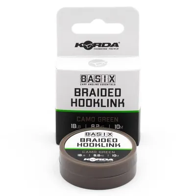 Obrázek produktu pro Korda Šňůrka Basix Braided Hooklink 10m 18lb