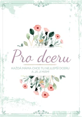 Obrázek produktu pro Přání pro dceru