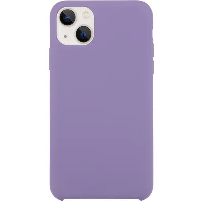 Produktbild von Mobigear Rubber Touch iPhone 15 Silikon Hülle Backcover - Lila