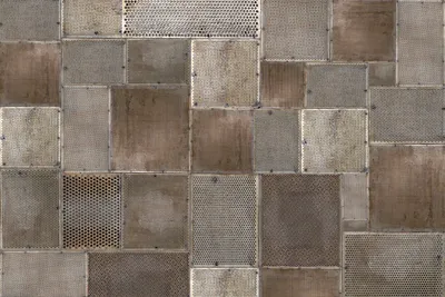 Produktbild von Fototapete - Grunge Metal 375x250cm - Vliestapete