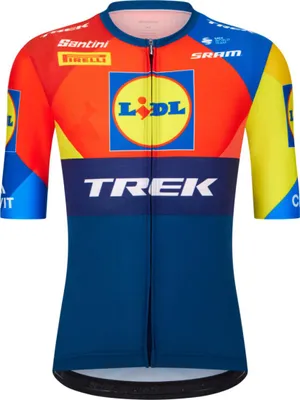 Produktbild von SANTINI Kurzarm Fahrradtrikot - LIDL TREK 2025 - mehrfarbig L