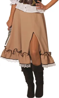 Produktbild von W4434-C-36 braun Damen Rock Cowgirlrock Gr.36
