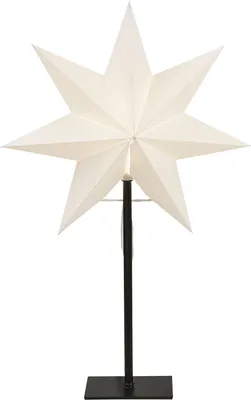 Produktbild von Best Season Standstern Frozen H 55 x B 34 cm, ohne Lochung, Farbe weiß/schwarz