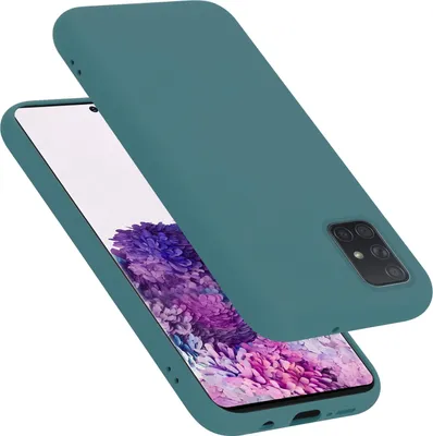 Produktbild von Cadorabo Schutzhülle für Samsung Galaxy A71 4G Hülle in Grün Handyhülle Case Cover TPU Etui