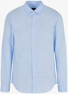Produktbild von Armani Exchange 3dzc38_zn4oz Langarmhemd Blau S Mann Blau S