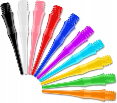 Produktbild von Dartspitzen 2BA Gewinde 500 Stück 10 Farben