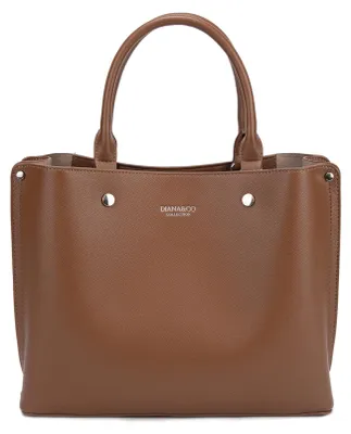 Produktbild von Damenhandtasche Seraphina Chic aus veganem Kunstleder mit Reißverschluss Black B UNICA 30x23x11 cm