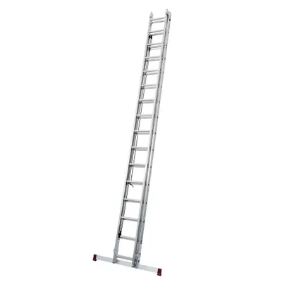 Produktbild von KRAUSE Seilzugleiter CORDA silber 2x 16 Sprossen, H: 450,0 cm