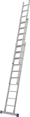 Produktbild von Goldpunkt Schiebeleiter 3-tlg. Mod. 800 - Sprossenanzahl: 3 x 10