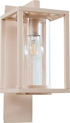 Produktbild von Lucande Außenwandleuchte Ferda, Fassung unten, beige, IP44