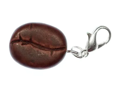 Produktbild von Kaffeebohne Charm Miniblings Anhänger Bettelanhänger Kaffee Frühstück Koffein