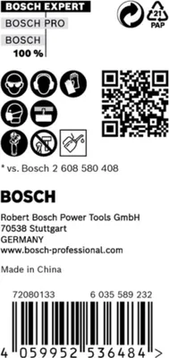 Immagine prodotto di Set di seghe a tazza per lamiera Expert Bosch 6 pezzi 22 / 25 / 32 x 40 mm ( 2608900502 ) Tecnologia in metallo duro per trapani a rotazione e a percussione