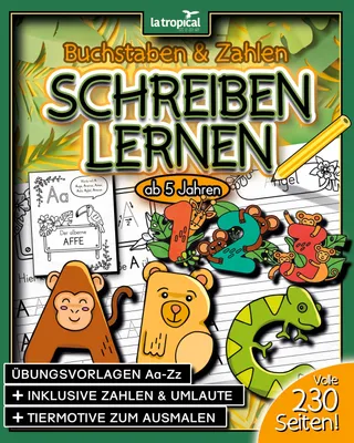 Produktbild von Buchstaben und Zahlen schreiben ab 5 Jahren