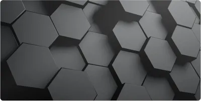 Produktbild von Geometrische Sechsecke– Schreibtischunterlage – Schreibtisch Tischunterlage – 100x50 cm – Unterlage Groß Schreibtischmatte