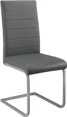 Produktbild von Juskys Console chair Vegas set 4 kusů v šedé syntetické kůži