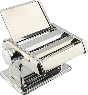 Image de Machine à pâtes - Acier - Pour pâtes, lasagnes, spaghettis - Facile à nettoyer - Différentes saveurs - Pour bébés