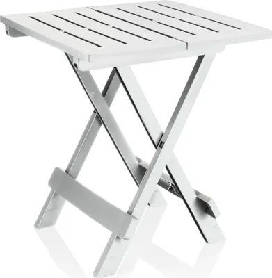 Produktbild von COM-FOUR® Klapptisch aus Kunststoff - Beistelltisch für Garten, Terrasse und Balkon - Platzsparender Gartentisch für Camping