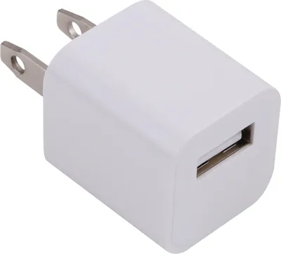 Immagine prodotto di A2165 Mini caricatore da viaggio con interfaccia USB singola da 5V 1A, spina USA (bianco)