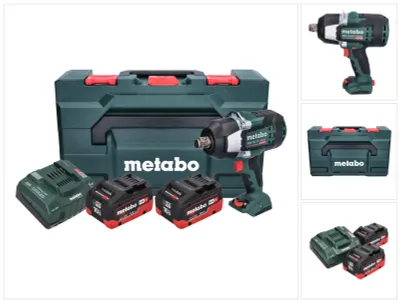 Produktbild von Metabo SSW 18 LTX 1750 BL Akku Schlagschrauber 18 V 1750 Nm 3/4" Brushless + 2x Akku 10,0 Ah + Ladegerät + metaBOX