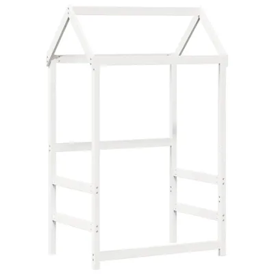 Produktbild von vidaXL Dach für Kinderbett Weiß 118x70x176,5 cm Massivholz Kiefer