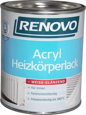 Produktbild von 750ml Renovo Acryl Heizkörperlack weiss