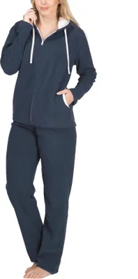 Produktbild von SLOUCHER  Fleece-Anzug Hausanzug aus wärmenden Fleece für Damen ; petrol , 48/50
