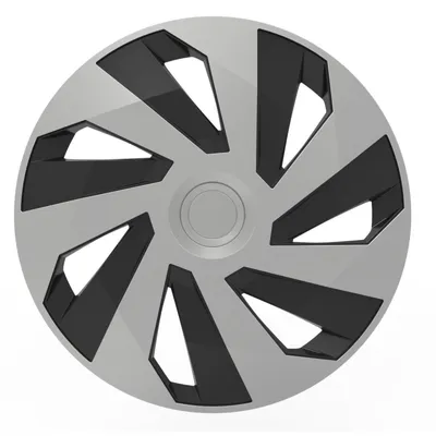 Obrázek produktu pro J&J Automotive | Poklice Vector Stříbrná a Černá 16" 4ks