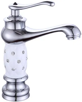 Produktbild von Badarmatur Wasserhahn Bad  Waschtischarmatur Wasserarmatur Waschbecken  Messing Sinken  EinGriff Tap   Bad Küche