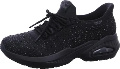 Produktbild von Skechers Uno Rhinestoned Air Sneaker Schwarz