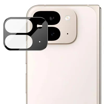 Produktbild von Für Google Pixel 9 Pro Fold IMAK Komplettschutz Kamera Schutz Glas Folie Schwarz