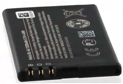 Produktbild von Akku für Nokia Asha 301 neue Version Li-Ion 3,7 Volt 1000 mAh schwarz.