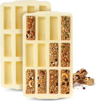 Produktbild von Zenker Müsliriegel Silikonbackform 2er-Set zum Backen von 24 Riegel