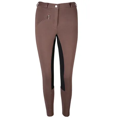 Produktbild von Pfiff PFIFF Reithose Thea  Damen Vollbesatz, Braun-Schwarz, 42