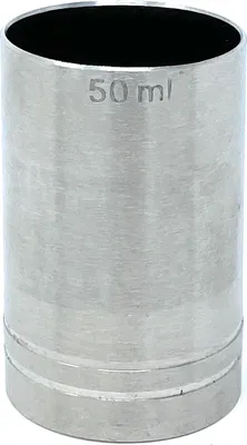 Produktbild von Messbecher Cocktail 50 ml Edelstahl Barmaß Jigger 5 cl Dosierer Alkohol Bar