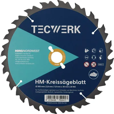 Obrázok produktu pre Kotúčová píla Auen – 450 mm, počet zubov 32, otvor 30 mm, šírka rezu 3,8 mm