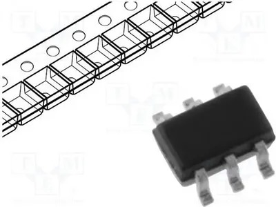 Zdjęcie produktu dla Tranzystor: NPN / PNP; bipolarny; komplementarny; 45V; 0,1A; 400mW BC847BPN.115. Tranzystory komplementarne