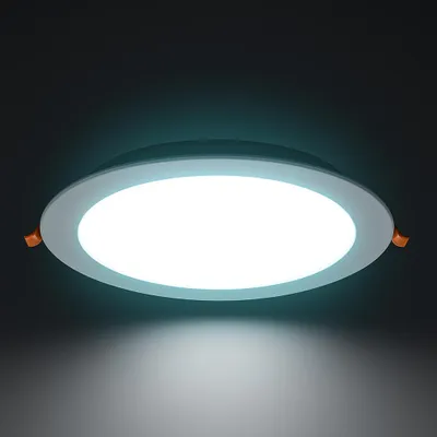 Produktbild von MasterLED LED Deckenlampe Bingo 18W rund – 3CCT, flach, 1440lm, Ø216mm, Einbau, IP20, Weiß