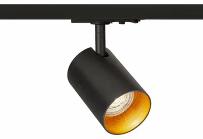 Zdjęcie produktu dla ZŁĄCZE do szyny jednoobwodowej czarne/złote 230V LED GU10 10W