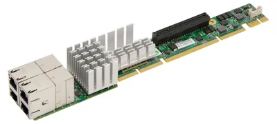 Image de Super Micro Supermicro Add-on Card AOC-UR-i4XT 1U Ultra Riser