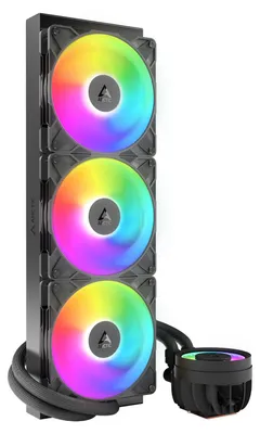 Zdjęcie produktu dla ARCTIC Liquid Freezer III Pro 420 A-RGB, Chłodnica cieczy all-in-one, 14 cm, 400 RPM, 2500 RPM, 186 m³/h, Czarny