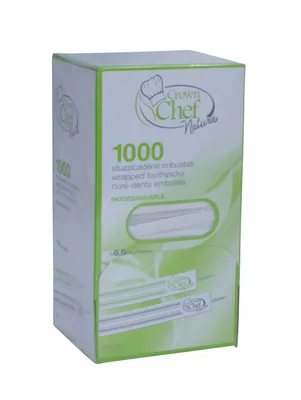 Produktbild von Zahnstocher einzeln gehüllt Spender a' 1000 Stk.