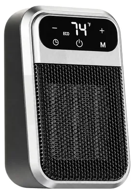 Produktbild von Steckdosen Heizgerät 800W mit Timer und Thermostat, kompakter Keramik Heizlüfter, leise Mini Heizung für Büro, Schreibtisch und Wohnräume