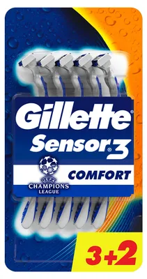 Produktbild von Gillette Sensor3 Comfort Einwegklingen für Herren, 5 Stück