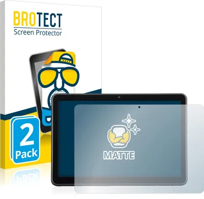 Produktbild von 2x BROTECT Schutzfolie für Wortmann Terra Pad 1006 Displayschutz Displayschutzfolie Folie Matt Entspiegelungsfolie