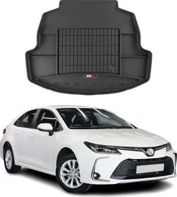 Image de OMAC Tapis De Coffre pour Toyota Corolla Berline 2019-2025 TPE Noir